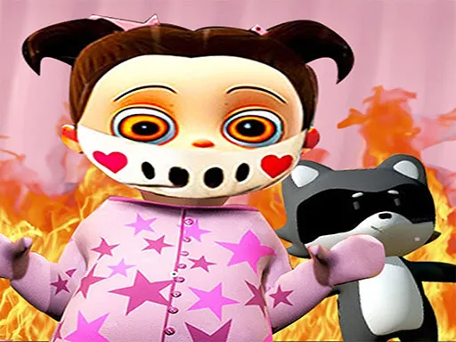 Scary Baby Pink Horror Game